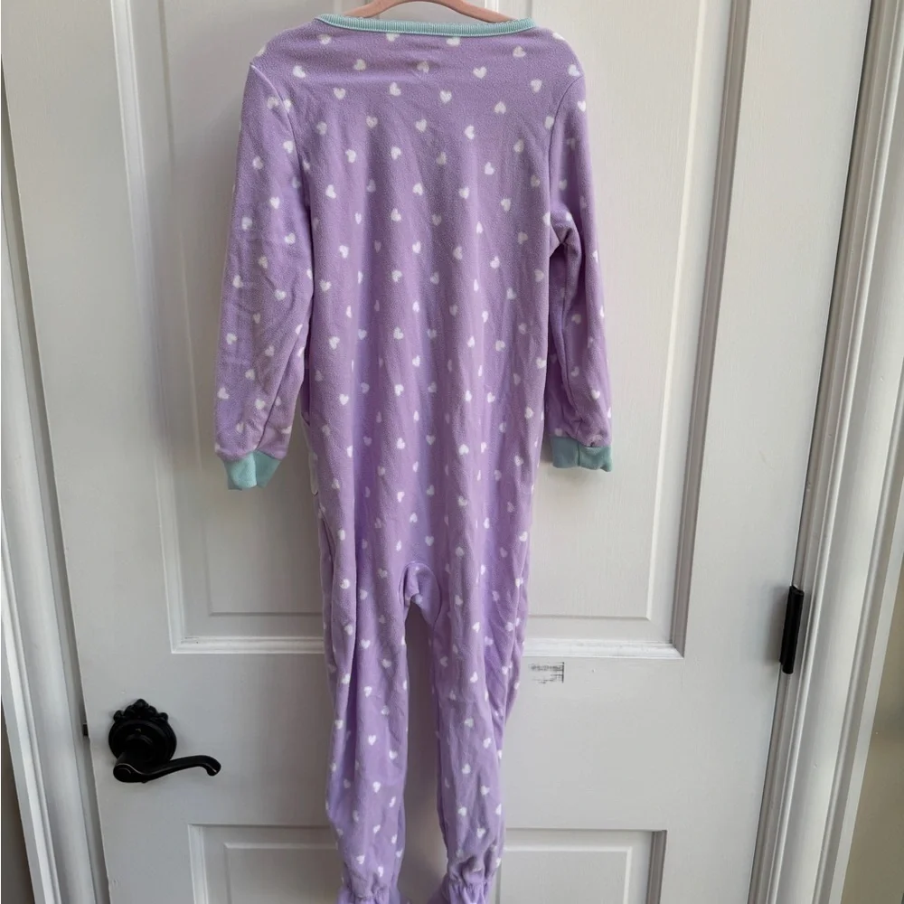 NWOT Carter's 4T Girls Lavender Polka Dot Onesie Footie Pajamas
